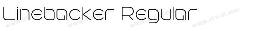 Linebacker Regular字体转换 Linebacker Regular字体转换